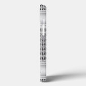Imitate Silver Metal Muster iPhone X Fall Case-Mate iPhone Hülle (Rückseite / Links)