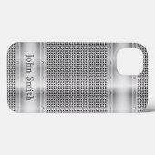 Imitate Silver Metal Muster iPhone X Fall Case-Mate iPhone Hülle (Rückseite (Horizontal))