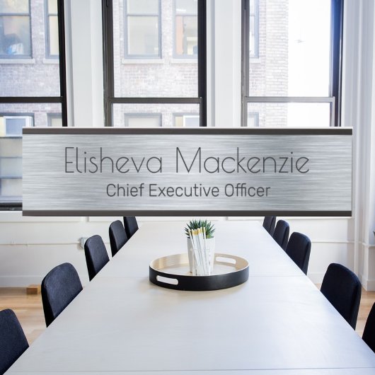 Imitate Silver Office Türsignaturen Namensplatte Türschild