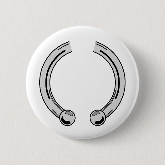 Imitate Silver Piecing Button (Vorderseite)