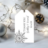 Imitate Silver Snowflake Winter Wedding Liebesmark Geschenkanhänger