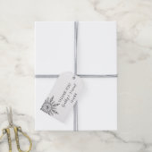 Imitate Silver Snowflake Winter Wedding Liebesmark Geschenkanhänger (Mit Garn)