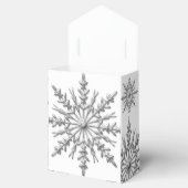 Imitate Silver Snowflakes Winterhochzeit Geschenkschachtel (Geöffnet)