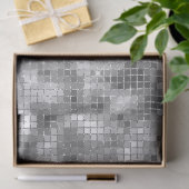 Imitate Silver Sparkle Seidenpapier (Geschenk)