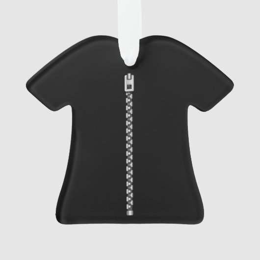 Imitate Silver Zipper Ornament (Rückseite)