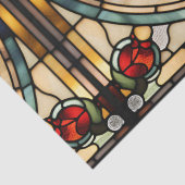 Imitate Single-Rose aus festem Glas Seidenpapier (Detail)