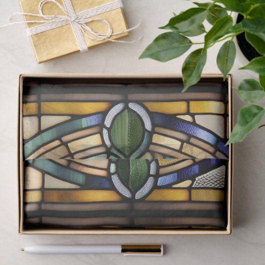 Imitate Single-Rose aus festem Glas Seidenpapier (Geschenk)