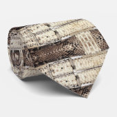 Imitate Snakeskin Design auf Krawatte (Gerollt)