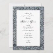 Imitate Sparkle Paare Polterabend Einladung (Vorderseite)