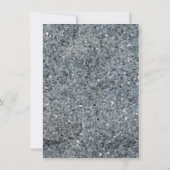 Imitate Sparkle Wedding Speichern Sie die Ankündig Einladung (Rückseite)