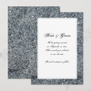 Imitate Sparkle Wedding Speichern Sie die Ankündig Einladung
