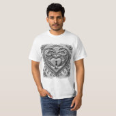 Imitate sperren Silver Heart T - Shirt (Vorne ganz)