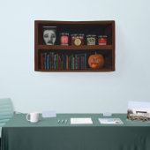 Imitate Spuk House Labrador Halloween Banner (Messe)