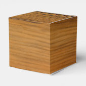 Imitate Stall Holz Hufeisen und Perlen Rustikale H Geschenkschachtel (Rückseite)