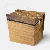 Imitate Stall Holz Land Sonnenblumen Western Hochz Geschenkschachtel (Rückseite)