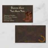 Imitate Stilleder-Wrangler-Stil VI Visitenkarte (Vorne/Hinten)