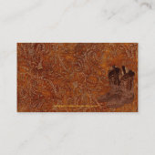 Imitate Stilmittel Leather Wrangler IX Visitenkarte (Rückseite)