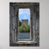 Imitate Stone Window Rahmen a Scottish Castle Poster (Vorne)