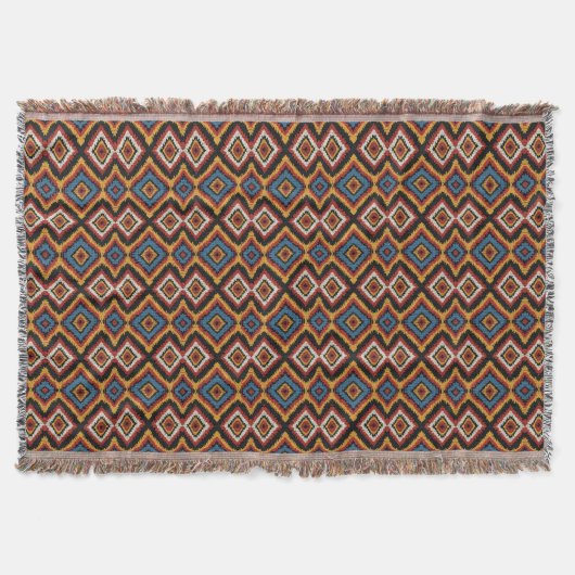 Imitate stricken Aztec Western Muster Decke (Vorderseite)
