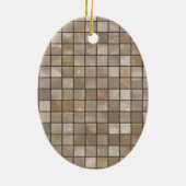 Imitate Tan Floor Tile Image Keramik Ornament (Hinten)