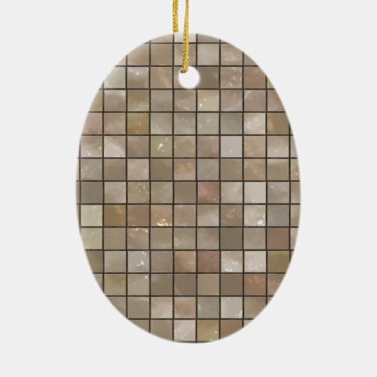 Imitate Tan Floor Tile Image Keramik Ornament (Hinten)