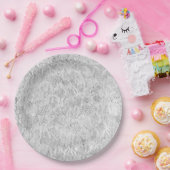 Imitate Teller aus antiken, weißen Spitzen (Party)