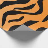 Imitate Tiger Print Geschenkpapier (Ecke)