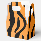 Imitate Tiger Print Geschenkschachtel (Geöffnet)