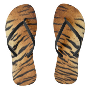 Imitate Tiger Skin Flip Flops Badesandalen