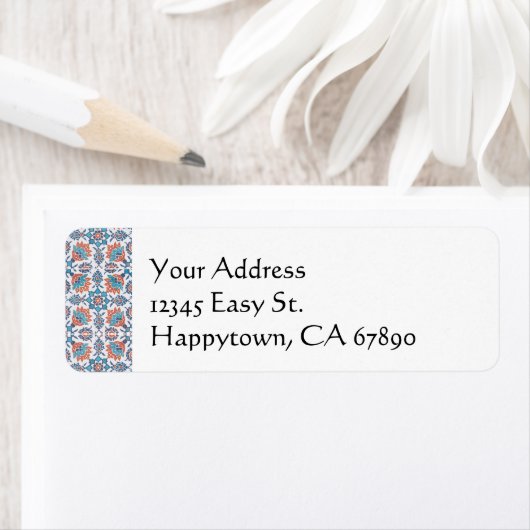 Imitate Tile Red Blue Pattern Benutzerdefiniertes  (Insitu)