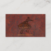 Imitate Toolkit Leather Western style 5 Visitenkar Visitenkarte (Rückseite)