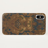Imitate Toolted Leather Gold Scrollwork Case-Mate iPhone Hülle (Rückseite (Horizontal))