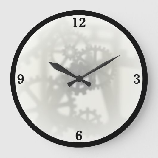 Imitate Transparente Geber Große Wanduhr (Vorderseite)