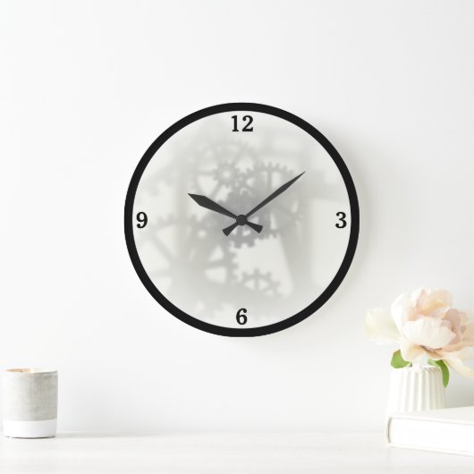 Imitate Transparente Geber Große Wanduhr (Zuhause)