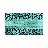 Imitate Türkis Aquamarin Fossilienmuseum Monte San Visitenkarte