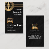 Imitate U-Bahn Granite Grunge LKW Visitenkarte (Vorne/Hinten)