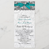 Imitate und Bändchenaqua, Hochzeitsfeiern Programm (Vorderseite)