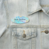 Imitate und IMITATE Goldfoliendetails Namensschild (Beispiel)