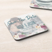 Imitate Vellum Blumenzwiebeln Foto binden den Knot Getränkeuntersetzer (Linke Seite)