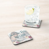 Imitate Vellum Blumenzwiebeln Foto binden den Knot Getränkeuntersetzer (Rechte Seite)