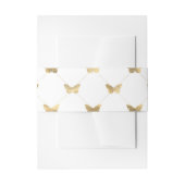 Imitate verdecken Gold Lattice Schmetterlingsmuste Einladungsbanderole (Vorderseite Beispiel)