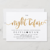 Imitate vergolden die Nacht vor der Einladung (Vorderseite)