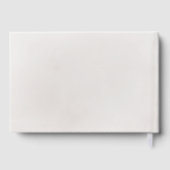 Imitate vergoldete Rose Gold botanische Hochzeit Gästebuch (Rückseite)