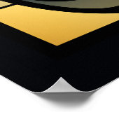 Imitate verkettete Glaskatze Poster (Ecke)