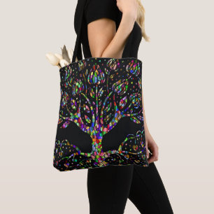 Imitate verklebter Glasbaum Tasche