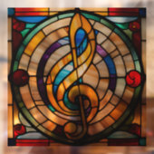 Imitate verklebter Glass Look Welpe Fensteraufkleber (Blatt 2)