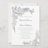 Imitate verkörpern die Zunge als formale klassisch Einladung (Vorderseite)