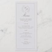 Imitate verkörperten die Eisacker Elfenbeinfeierli Menükarte (Vorderseite)