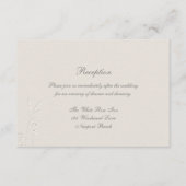 Imitate verkörperten Wildblumen feierliche Empfang Begleitkarte (Vorderseite)