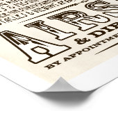 Imitate Viktorianische Luftschifffahrt und Dirigib Poster (Ecke)